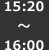 15:20～16:00